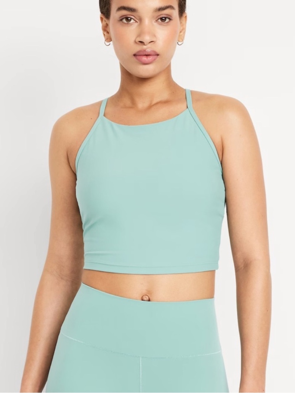 NWT! Old Navy Light Support StudioSmooth Longline Sports Bra 694514 Medium 🕶️